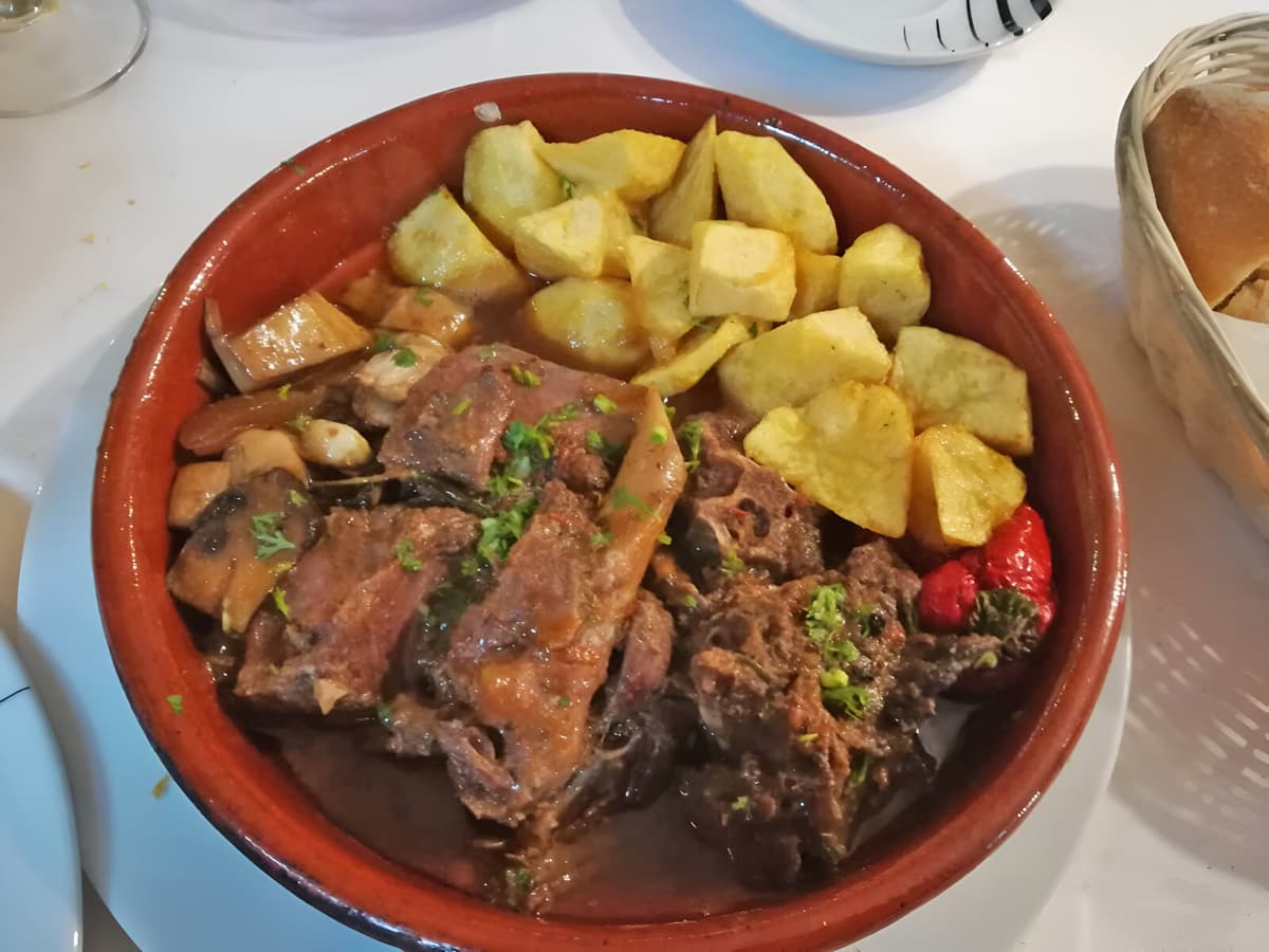Cocina gallega en Casa O Gurés en Muxía